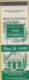 Matchbook Cover - Toddle Inn London ON