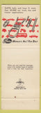 Matchbook Cover - Pittsburgh Auto Equipment Gates Rubber Belts
