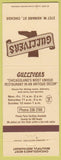 Matchbook Cover - Gullivers Pizza Chicago IL