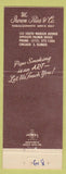 Matchbook Cover - Iwan Ries Tobacco Chicago IL