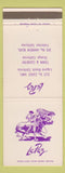 Matchbook Cover - La Paz Laguna Beach Orange Fullerton CA Mexican Food