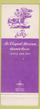 Matchbook Cover - La Paz Laguna Beach Orange Fullerton CA Mexican Food