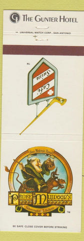 Matchbook Cover - Padre Muldoon's Cafe Suisse Gunter Hotel San Antonio TX