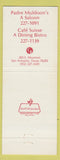Matchbook Cover - Padre Muldoon's Cafe Suisse Gunter Hotel San Antonio TX