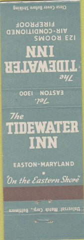 Matchbook Cover - Tidewater Inn Easton MD