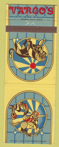 Matchbook Cover - Vargo's Livonia MI restaurant