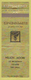 Matchbook Cover - Kuppenheimer Clothes Nelson Moore San Diego CA #2