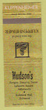 Matchbook Cover - Kuppenheimer Clothes Hudson's Richmond Indianapolis IN