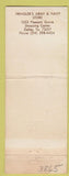 Matchbook Cover - Ditto's Jeans girlie Dallas TX