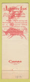 Matchbook Cover - Lakeside Inn Limerick PA