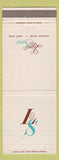 Matchbook Cover - Land and Seas Mansion House St Louis MO