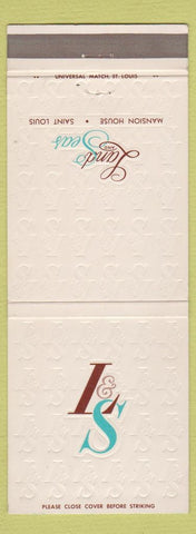 Matchbook Cover - Land and Seas Mansion House St Louis MO