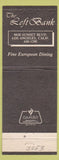 Matchbook Cover - The Left Bank Los Angeles CA restaurant