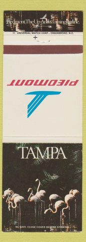 Matchbook Cover - Piedmont Airlines Tampa FL