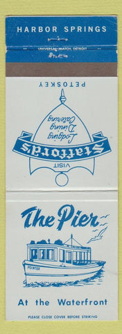 Matchbook Cover - The Pier Stafford's Petoskey Harbor Springs MI