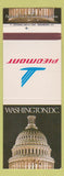 Matchbook Cover - Piedmont Airlines Washington DC
