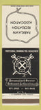 Matchbook Cover - Pool Boys Parklawn Recreation swimming pool management