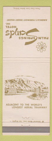 Matchbook Cover - Palm Springs Sands Hotel CA #1