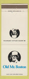 Matchbook Cover - Old Mr Boston Liquor