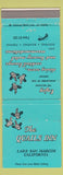 Matchbook Cover - The Quails Inn Lake San Marcos CA WEAR