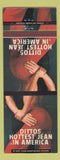 Matchbook Cover - Ditto's Jeans girlie Garden Grove Buena Park CA