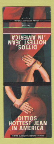 Matchbook Cover - Ditto's Jeans girlie Garden Grove Buena Park CA