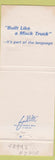 Matchbook Cover - Mack Trucks Semis #1
