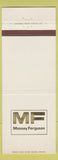 Matchbook Cover - Massey Ferguson Tractors East Stroudsburg PA