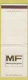 Matchbook Cover - Massey Ferguson Tractors Belle Glade FL