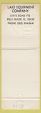 Matchbook Cover - Massey Ferguson Tractors Belle Glade FL
