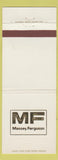 Matchbook Cover - Massey Ferguson Tractors Schneider Salt Lake City UT