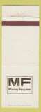 Matchbook Cover - Massey Ferguson Tractors Spiritwood ND Conley