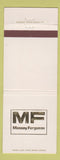 Matchbook Cover - Massey Ferguson Tractors Wilmington OH