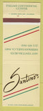 Matchbook Cover - Santino's Italian Sherman Oaks CA