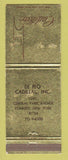 Matchbook Cover - De Feo Cadillac Yonkers NY WEAR