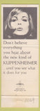 Matchbook Cover - Kuppenheimer Clothes Varsity Shop Fresno CA