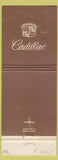 Matchbook Cover - Paul Weaver Buick Cadillac New Philadelphia OH WORN