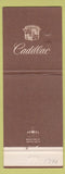Matchbook Cover - Phil Renick Cadillac Fullerton CA