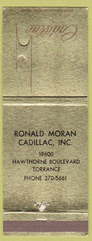 Matchbook Cover - Ronald Moran Cadillac Torrance CA WEAR