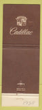 Matchbook Cover - Ridings Cadillac Long Beach CA WEAR