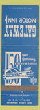 Matchbook Cover - Gateway Motor Inn New Castle DE