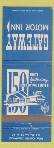 Matchbook Cover - Gateway Motor Inn New Castle DE