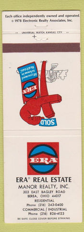 Matchbook Cover - ERA Real Estate Manor Berea OH