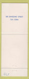 Matchbook Cover - Engineers Club San Francisco CA