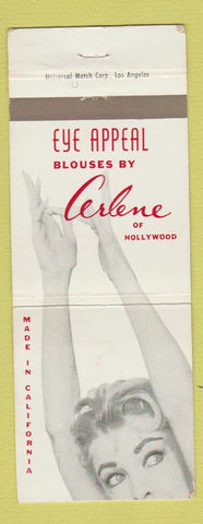 Matchbook Cover - Arlene Women's Clothes Los Angeles CA girlie WEAR