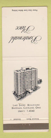 Matchbook Cover - Bratenahl Place Cleveland OH