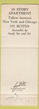 Matchbook Cover - Winton Place Lakewood OH