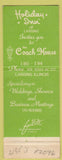 Matchbook Cover - Coach House Holiday Inn Lansing MI