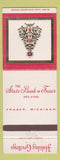 Matchbook Cover - State Bank of Fraser MI Christmas