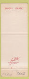 Matchbook Cover - State Bank of Fraser MI Christmas